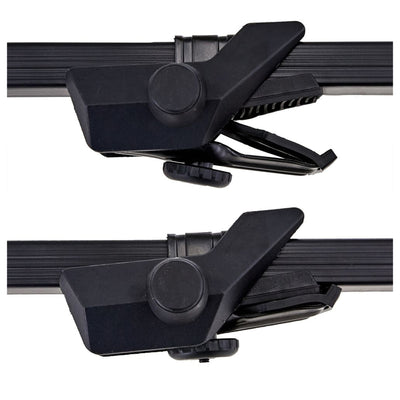 Elevate Outdoor 52" Steel Cross Bars with 110 lb. Cap & Lockable (Open Box)