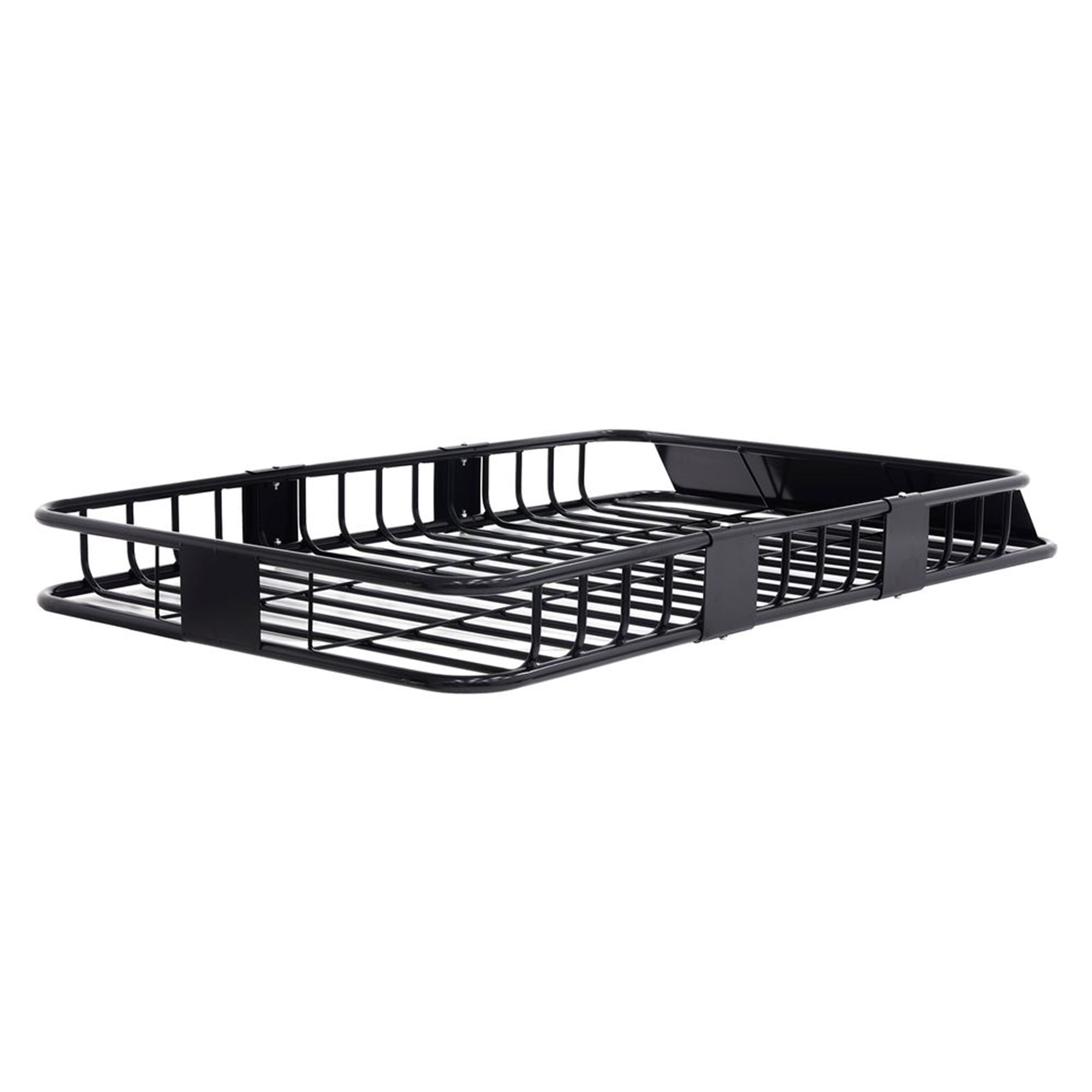 Elevate Outdoor Steel Roof Cargo Basket with Wind Fairing, XL, 150 lb Capacity - VMInnovations