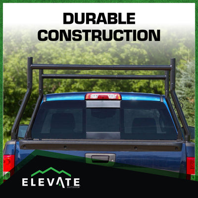 Truck Rack Aluminum Adjustable Pickup Bed Utility Rack for Cargo (Open Box)