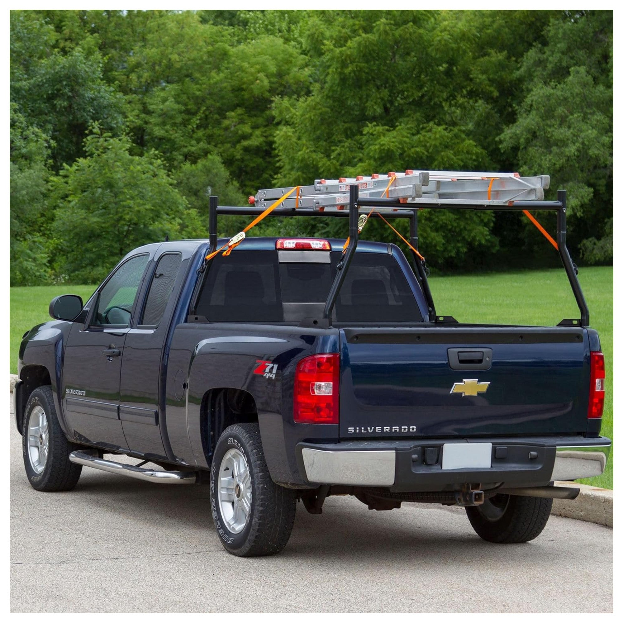 Truck Rack Aluminum Adjustable Pickup Bed Utility Rack for Cargo (Open Box)
