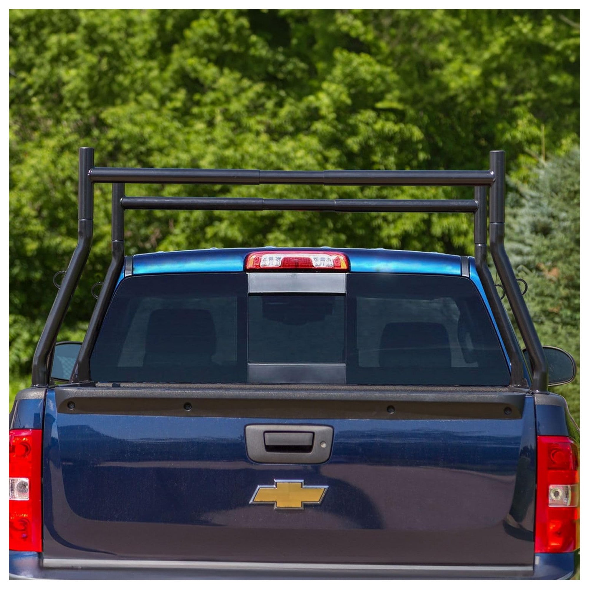 Truck Rack Aluminum Adjustable Pickup Bed Utility Rack for Cargo (Open Box)