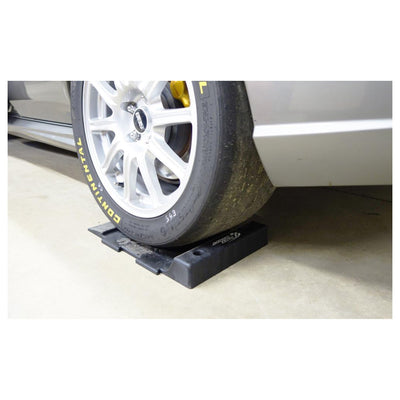 Race Ramps Pro Stop Parking Guide, Rubber Vehicle Stopper for Garage, (Open Box)