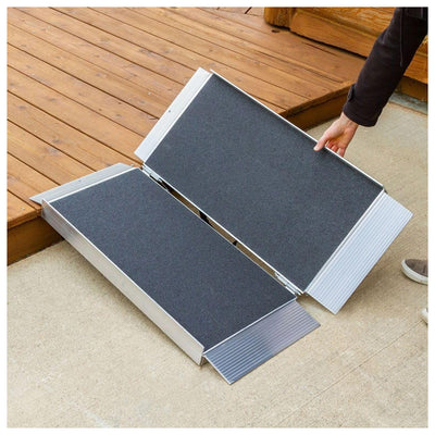 Silver Spring Mobility Wheelchair Ramp, 2 Foot Fold/Grit Surface (Open Box)