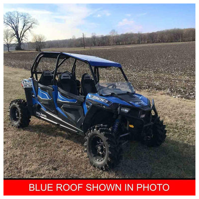 Titan Ramps Aluminum Roof Accessory for Polaris RZR 4-Door UTV Models, Black - VMInnovations