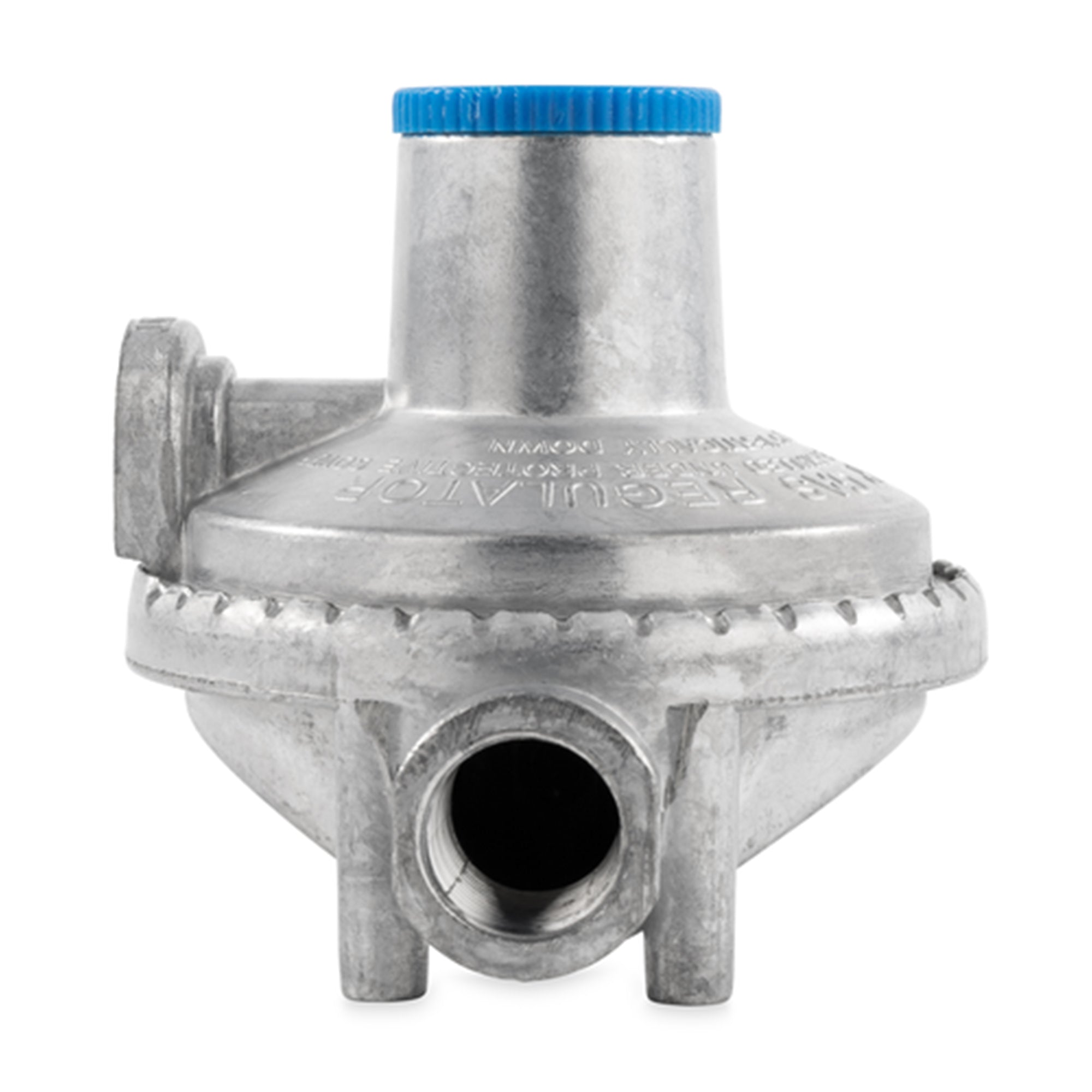 Camco RV Propane Regulator 2 Stage Horizontal Mount with POL Valve, (Open Box)