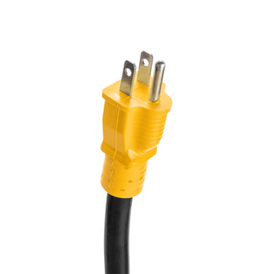 Camco PowerGrip 45 Amp RV Adapter, Combines 15 Amp and 30 Amp to 50 Amp Outlet - VMInnovations