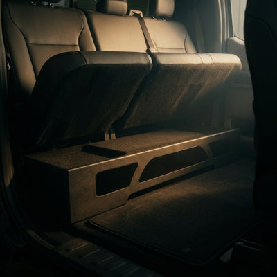 QPower QLuxe Dual 12" Sealed Subwoofer Box for Ford F150 & F250/F350  (Open Box) - VMInnovations