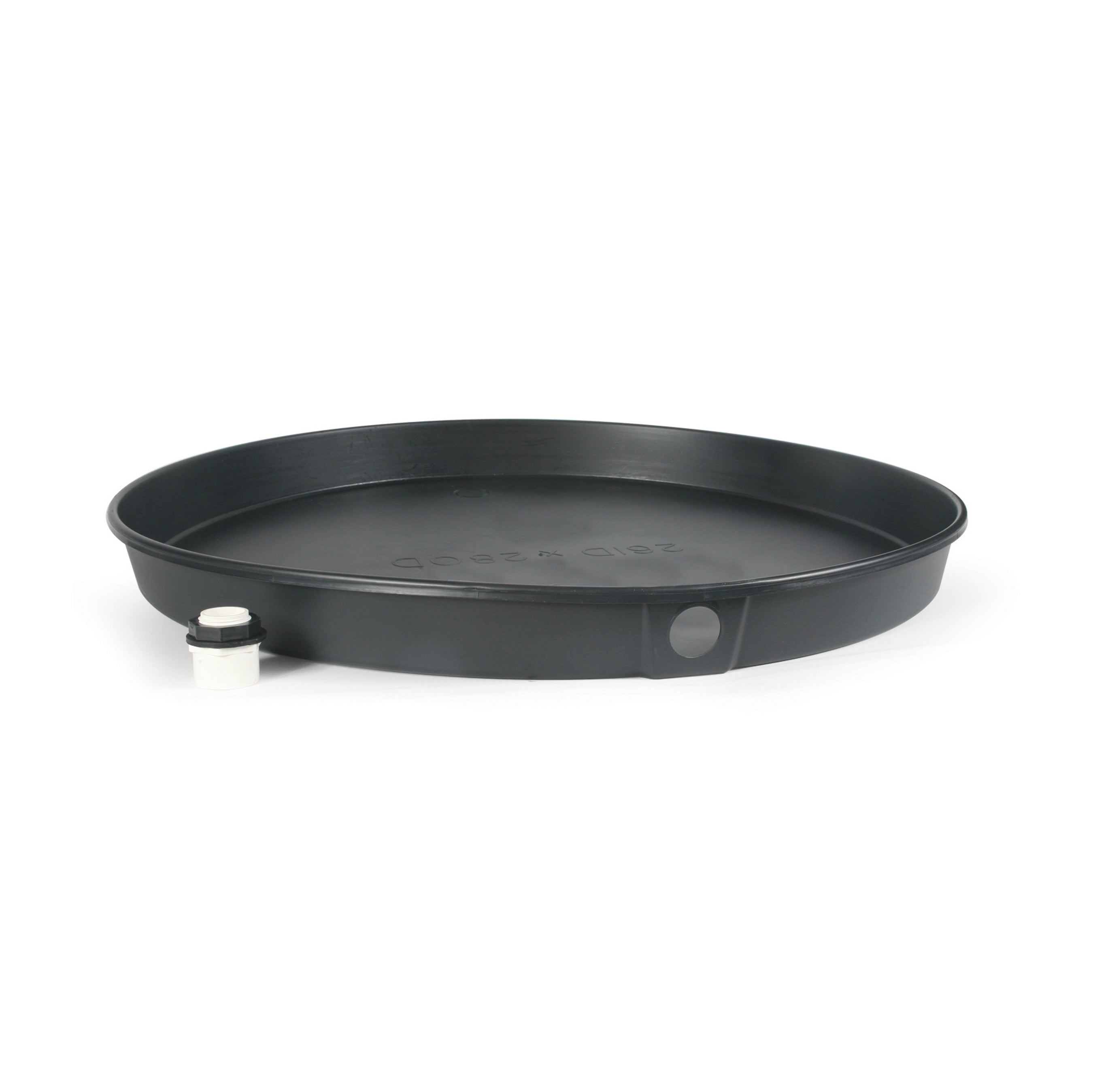 Camco 26 Inch ID Drain Pan, Drip Tray w/ PVC Fitting for Electric Water Heaters