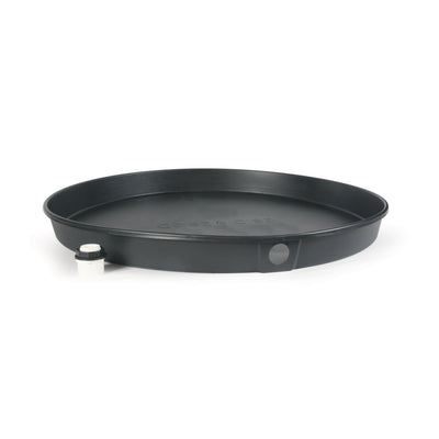 Camco 26 Inch ID Drain Pan, Drip Tray w/ PVC Fitting for Electric Water Heaters - VMInnovations