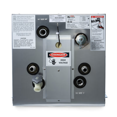 Kuuma 11810 6-Gallon Water Heater, Reliable Marine Hot Water System, 120V, Gray - VMInnovations