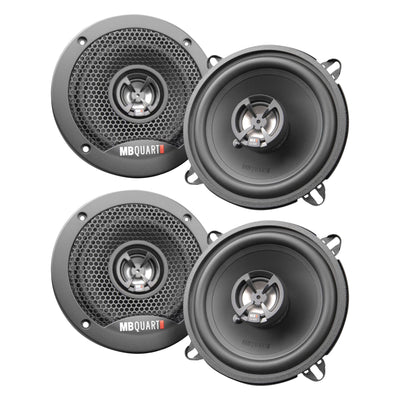 MB Quart Discus 5.25" 2-Way Car Audio Component Coaxial Speakers, 90W, 2 Pack - VMInnovations