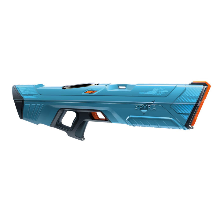 SPYRA Electric Water Blaster Outdoor Squirt Gun for Pool Games, SpyraFour, Blue - VMInnovations