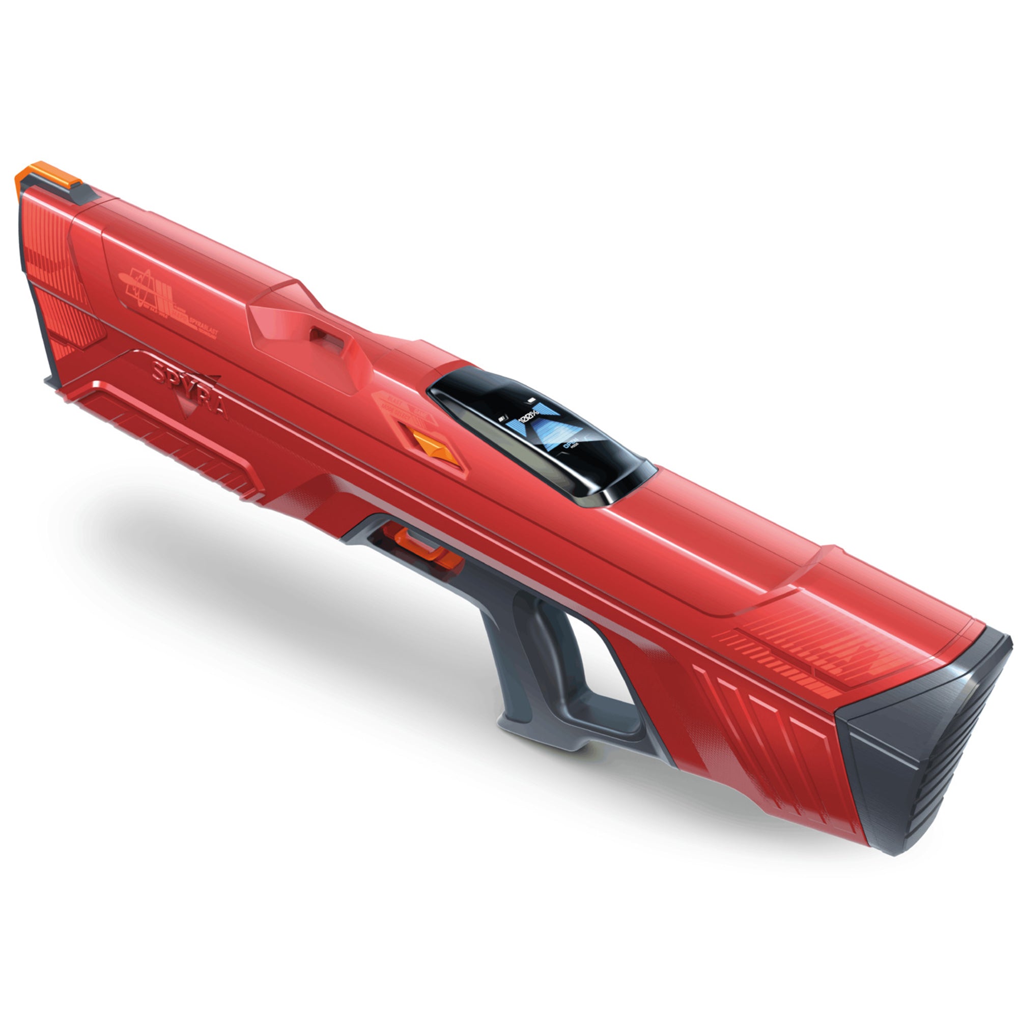 SPYRA Electric Water Blaster Outdoor Squirt Gun for Pool Games, Red (Open Box) - VMInnovations