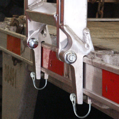 HD Ramps EZ Deck Step 48" Step Ladder for Trailer, 28" to 42" Deck Height - VMInnovations