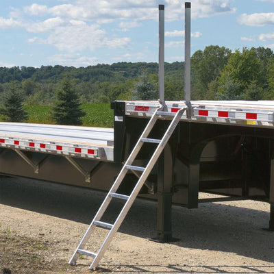 HD Ramps EZ Deck Step 72" Step Ladder for Trailer, 36" to 66" Deck Height - VMInnovations