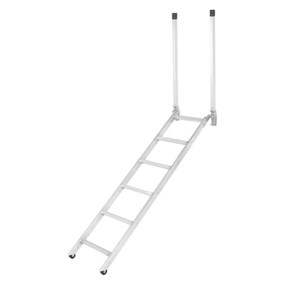 HD Ramps EZ Deck Step 72" Step Ladder for Trailer, 36" to 66" Deck Height - VMInnovations
