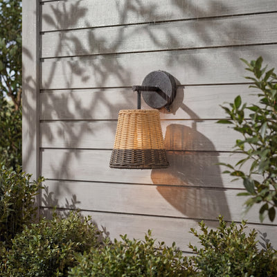 Mule 1-Light 12 Inch LED Wet-Rated Wall Light for Indoor/Outdoor, Matte Black