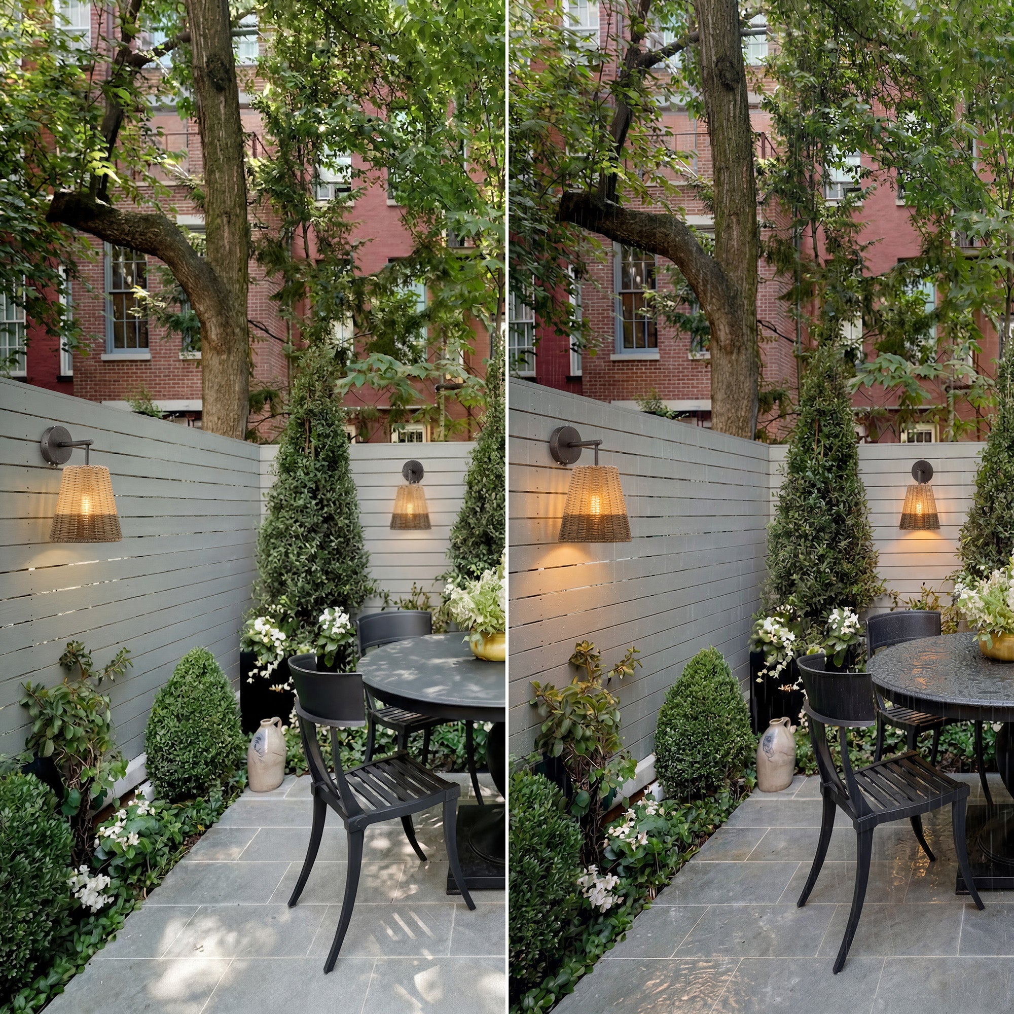 Mule 1-Light 12 Inch LED Wet-Rated Wall Light for Indoor/Outdoor, Matte Black