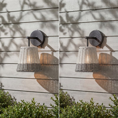 Mule 1-Light 12 Inch LED Wet-Rated Wall Light for Indoor/Outdoor, Matte Black