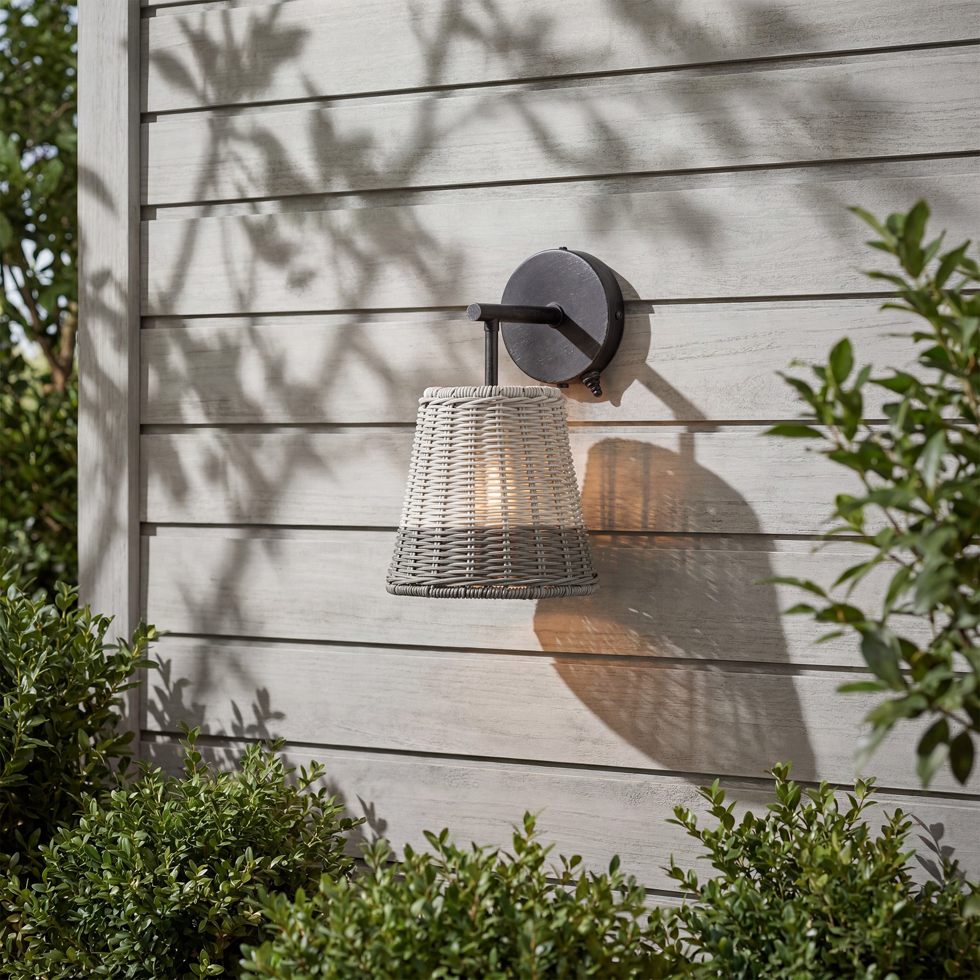 Mule 1-Light 12 Inch LED Wet-Rated Wall Light for Indoor/Outdoor, Matte Black
