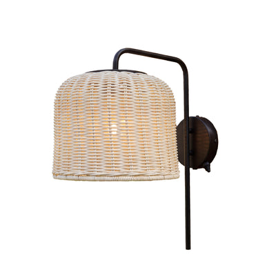 Mule Outdoor Wall Light, Plug-In or Hardwired Sconce, Aged Pewter, Matte Black