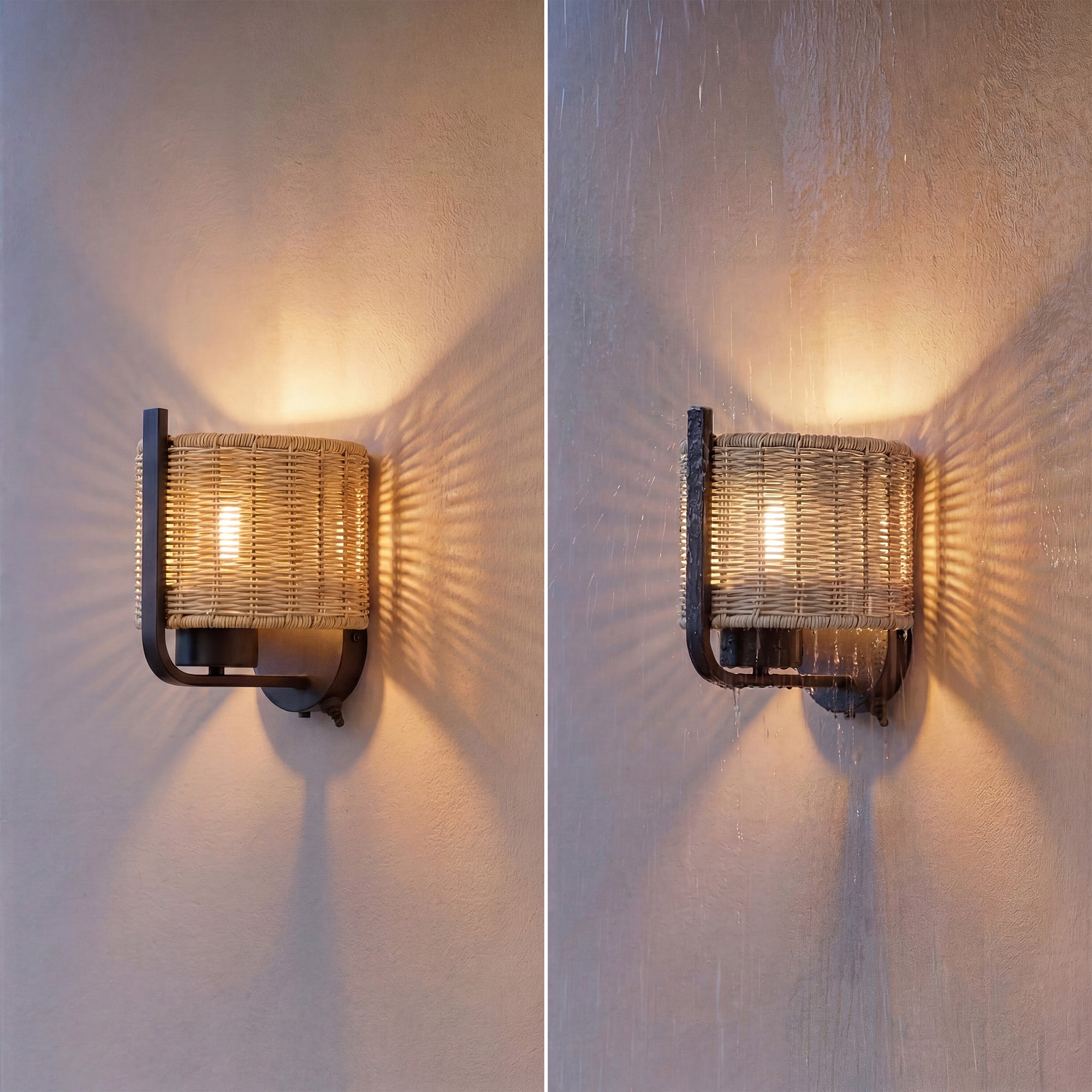 Mule 1-Light 8.75 Inch LED Wet-Rated Wall Light for Indoor/Outdoor, Matte Black - VMInnovations