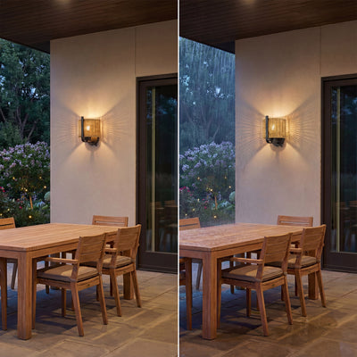 Mule 1-Light 8.75 Inch LED Wet-Rated Wall Light for Indoor/Outdoor, Matte Black - VMInnovations