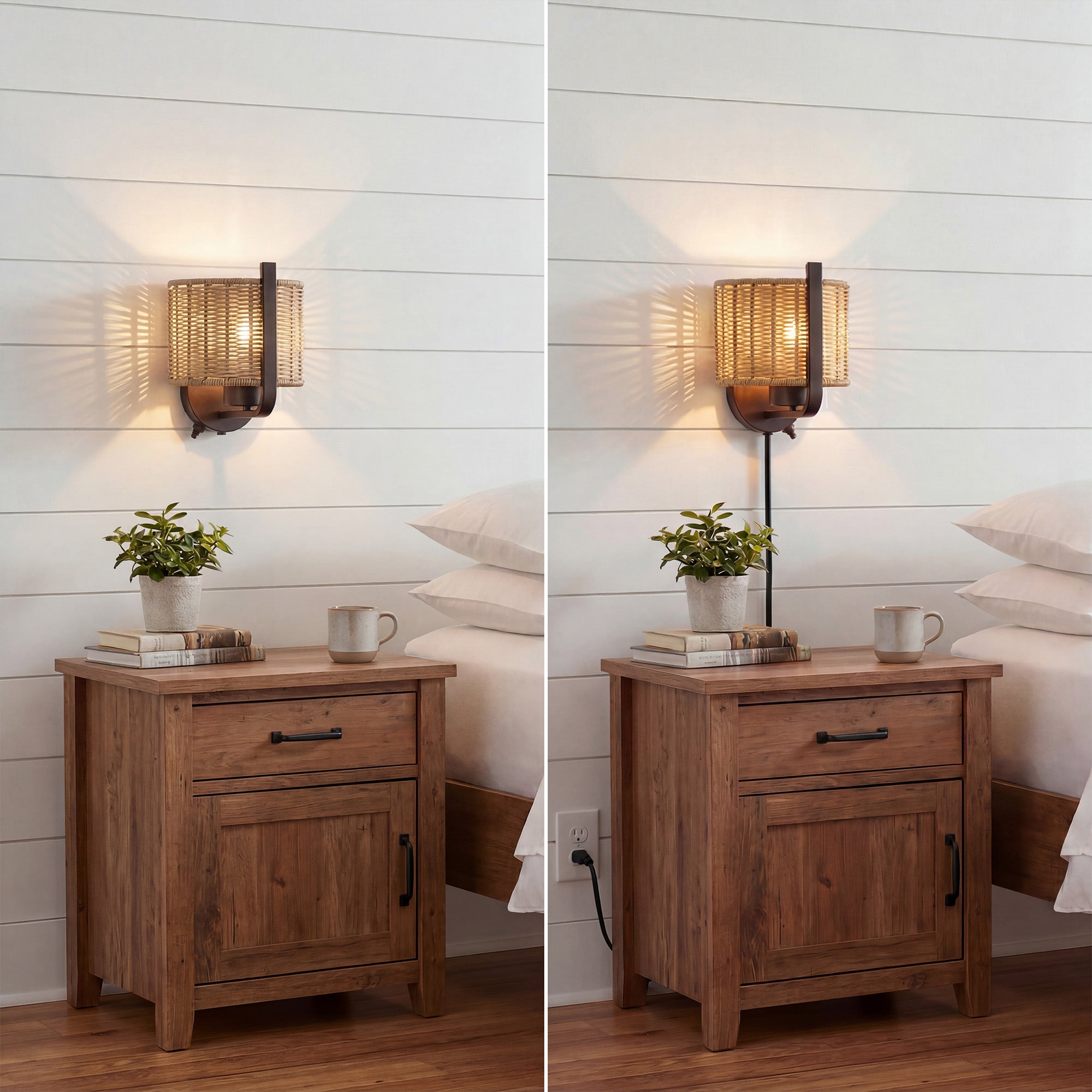 Mule 1-Light 8.75 Inch LED Wet-Rated Wall Light for Indoor/Outdoor, Matte Black - VMInnovations