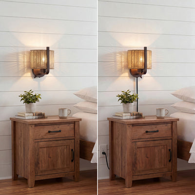 Mule 1-Light 8.75 Inch LED Wet-Rated Wall Light for Indoor/Outdoor, Matte Black - VMInnovations