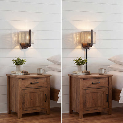 Mule 1-Light 8.75 Inch LED Wet-Rated Wall Light for Indoor/Outdoor, Matte Black - VMInnovations