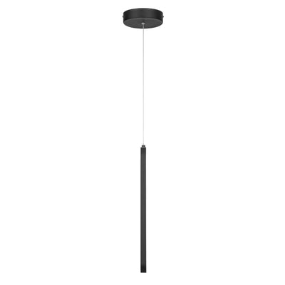 Portage Bay Contemporary Geometric LED Medium Hanging Pendant Light, Matte Black - VMInnovations