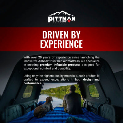 Pittman Outdoors Truck Bed Air Mattress W Pump for Standard Truck Beds(Open Box)