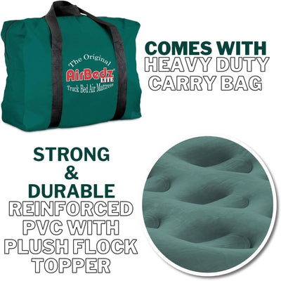 Pittman Outdoors Lightweight Truck Airbed & Pump for Mid-Size Standard Beds, 6' - VMInnovations