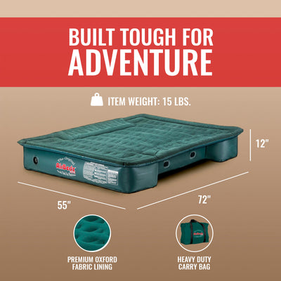 Pittman Outdoors Lightweight Truck Airbed & Pump for Mid-Size Standard Beds, 6' - VMInnovations