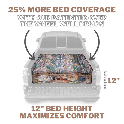 Pittman Outdoors Truck Bed Air Mattress with Pump for Standard Truck Beds, 6' - VMInnovations