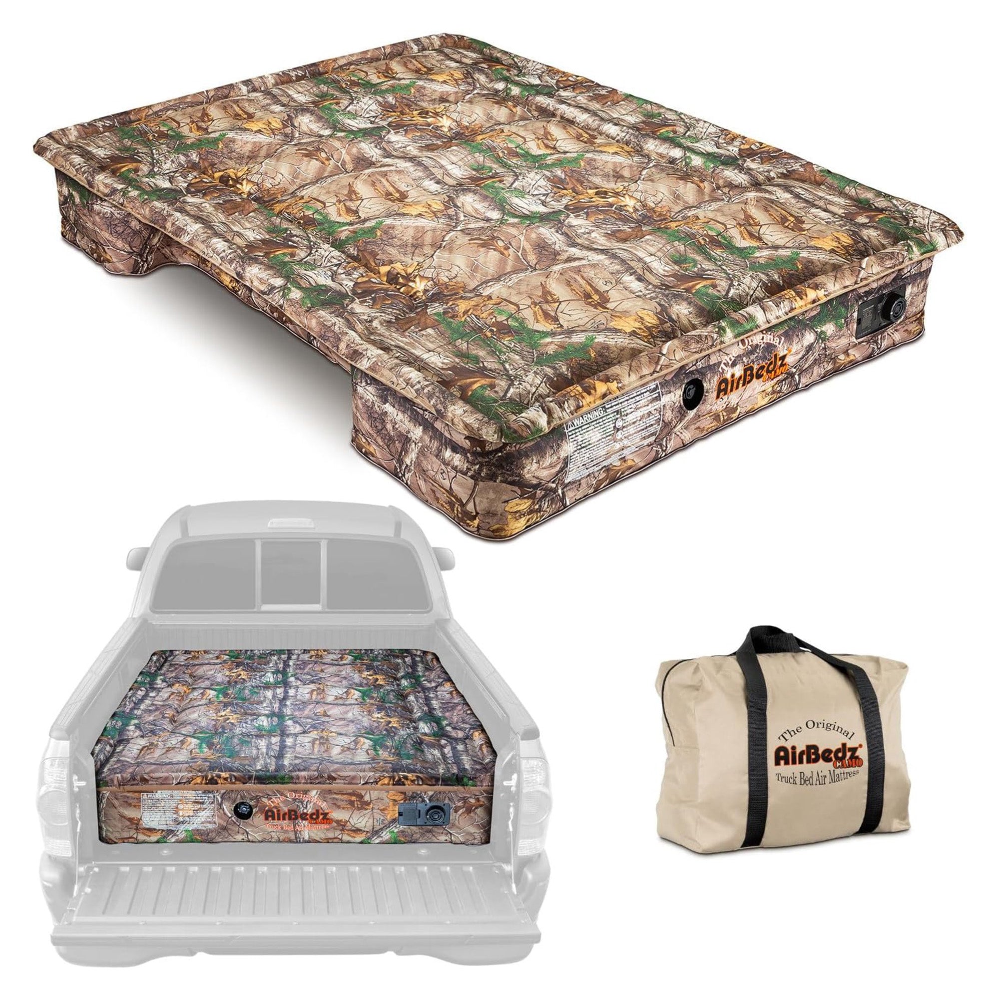 Pittman Outdoors Truck Bed Air Mattress with Pump for Standard Truck Beds, 6'
