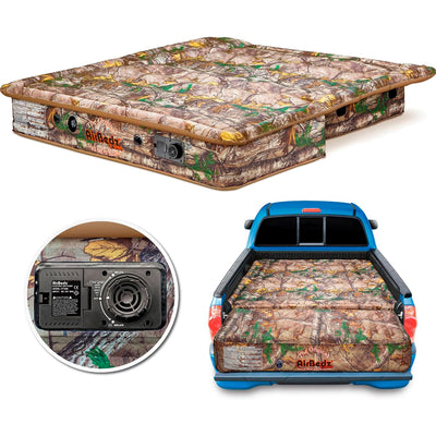 Pittman Outdoors Truck Bed Air Mattress with Pump for Short Truck Beds, 5', Camo - VMInnovations