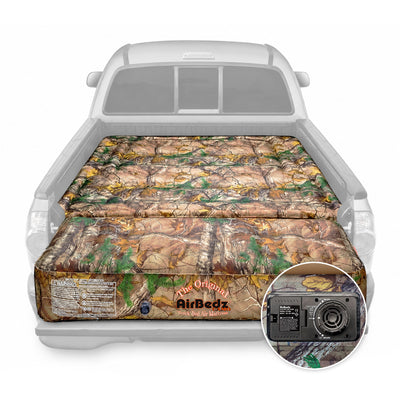 Pittman Outdoors Truck Bed Air Mattress with Pump for Short Truck Beds, 5', Camo - VMInnovations