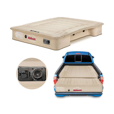Pittman Outdoors Truck Bed Air Mattress with Pump for Short Truck Beds, 5', Tan