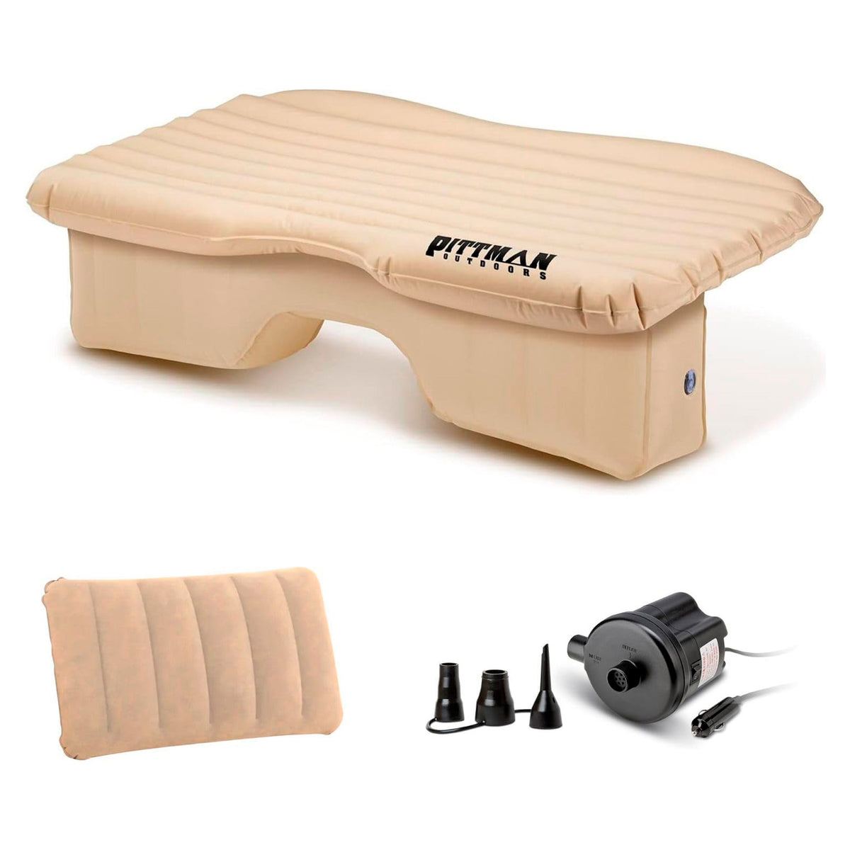 Pittman Outdoors Backseat Air Mattress, 60” Airbed for Full-Size (Open Box) - VMInnovations