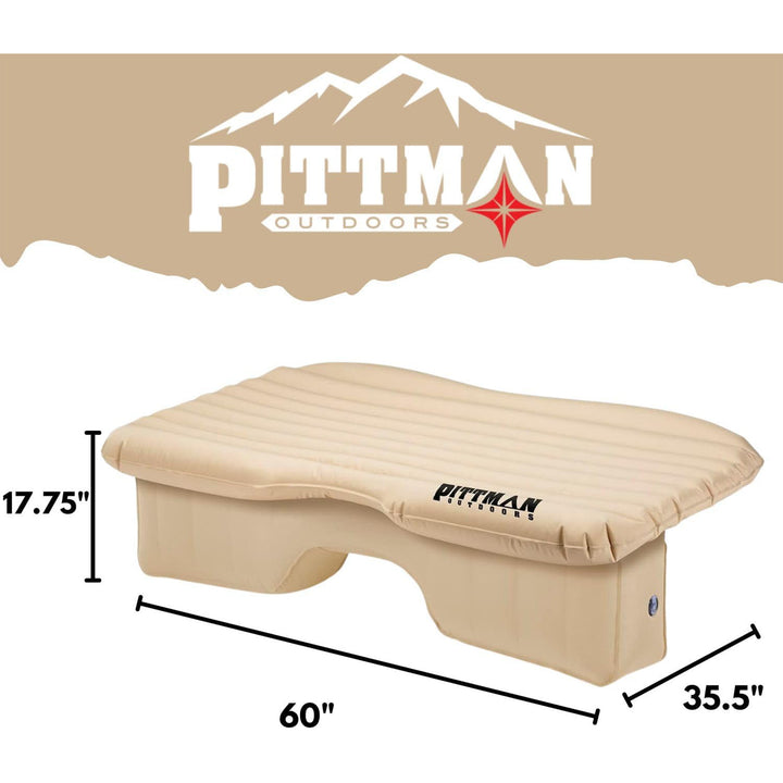 Pittman Outdoors Backseat Air Mattress, 60” Airbed for Full-Size (Open Box) - VMInnovations