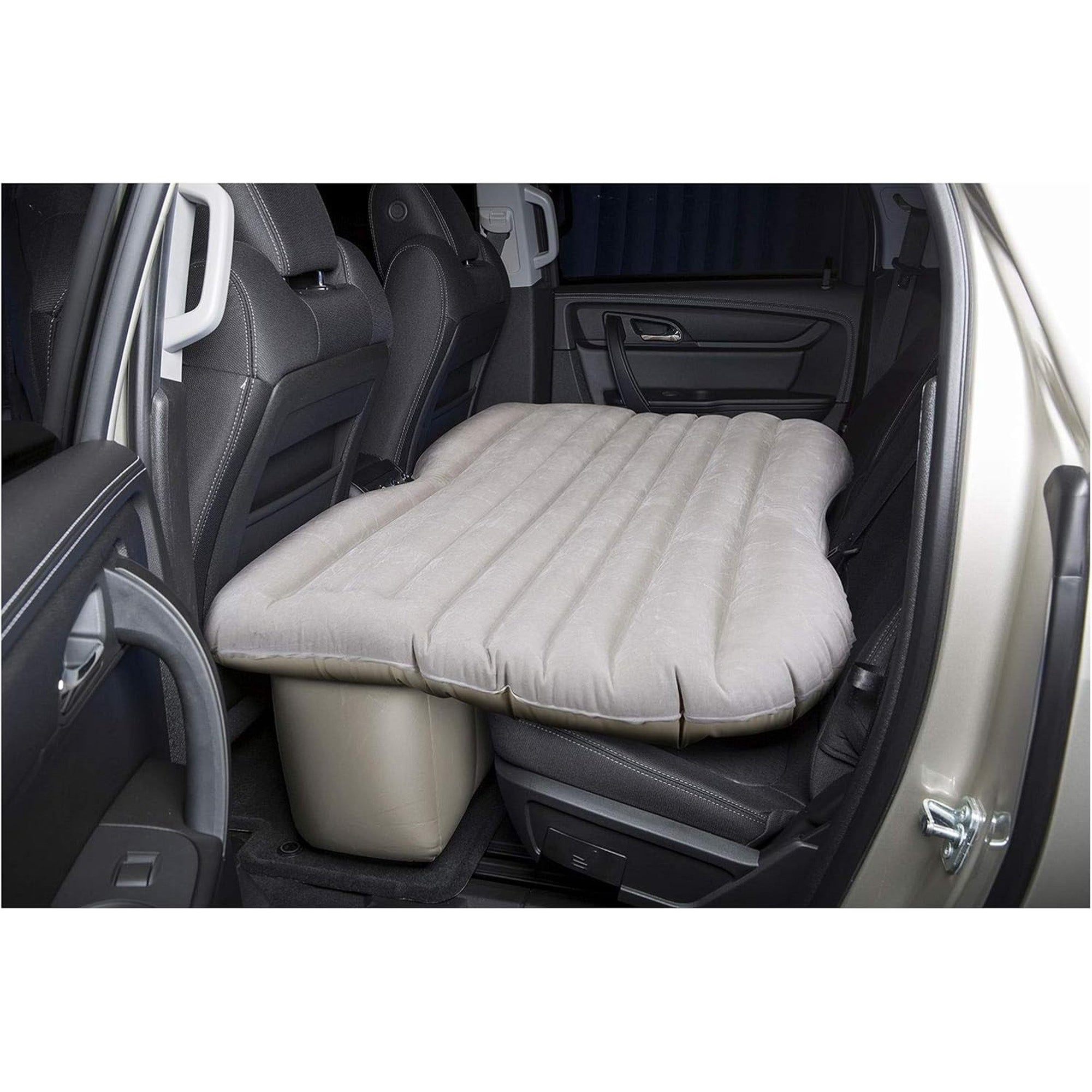 Pittman Outdoors Backseat Air Mattress, 55” Airbed for Mid-Size Vehicles, Tan - VMInnovations