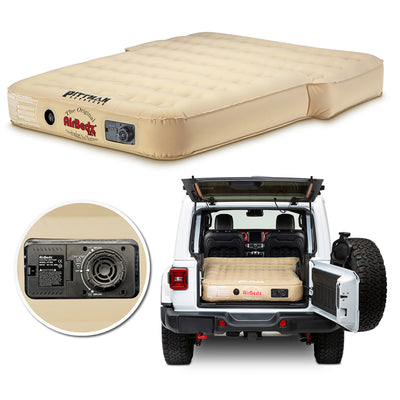 Pittman Outdoors AirBedz Mattress for Jeeps with Built-In Pump & Carry Bag, Tan