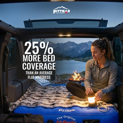 Pittman Outdoors Air Mattress w Built-In Pump, Inflatable for Ford Bronco (Used)
