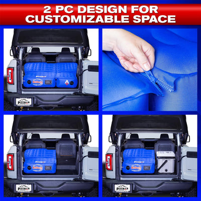 Pittman Outdoors 2 Pc Air Mattress w Pump, Inflatable Bed for Ford Bronco (Used)