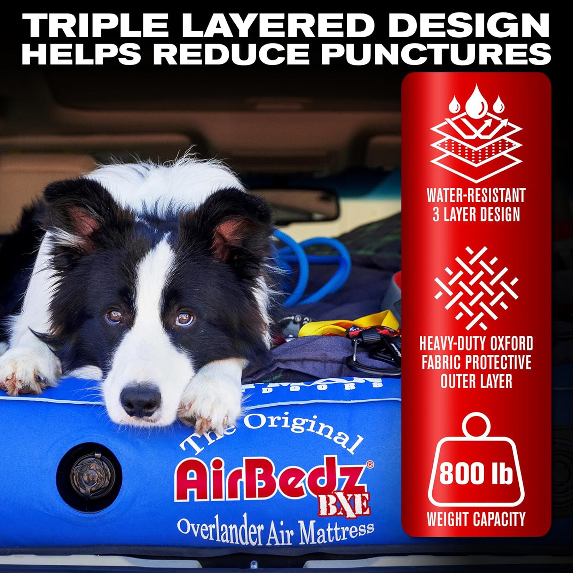 Pittman Outdoors 2 Pc Air Mattress w Pump, Inflatable Bed for Ford Bronco (Used)