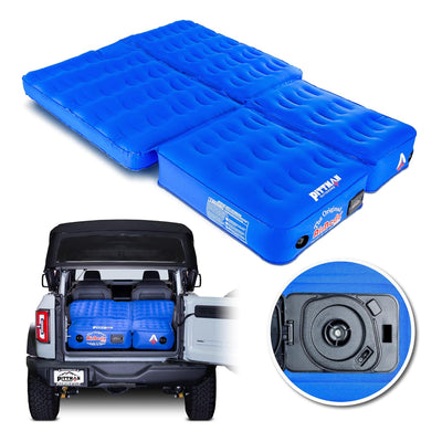 Pittman Outdoors 2 Pc Air Mattress w Pump, Inflatable Bed for Ford Bronco (Used)