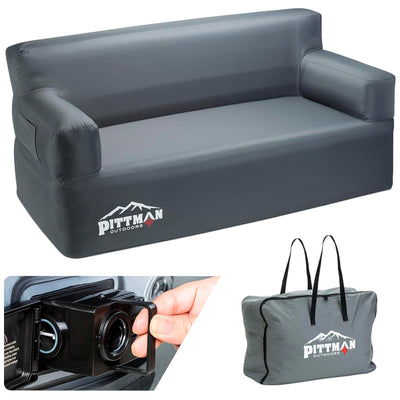 Outdoors Inflatable Couch w/ Built-in Pump, Portable Sofa for Camping (Open Box)