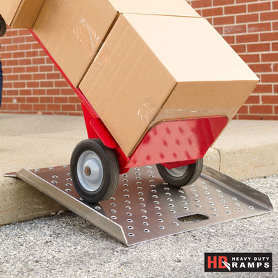 Guardian 20" x 20" Aluminum Curb Ramp, Portable and Heavy Duty, 750Lb (Open Box)