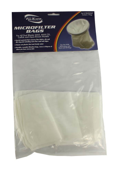 Water Tech Swimming Pool Blaster PBW022MF Microfilter Cleaner Bags(Open Box)